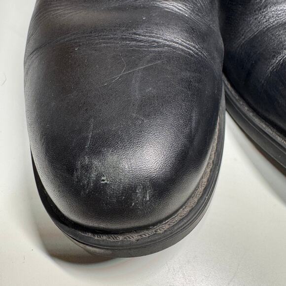 Florsheim Mens Midtown Plain Toe Wingtip Dress Shoes 12135-001 Black Size 10 D - Picture 8 of 10